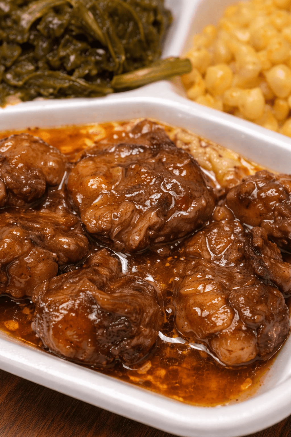 Oxtails Dinner - Soul food dish at Josephine's Toledo Ohio