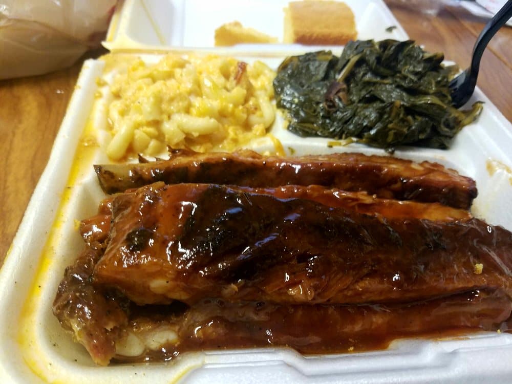Rib Dinner - Soul food dish at Josephine's Toledo Ohio